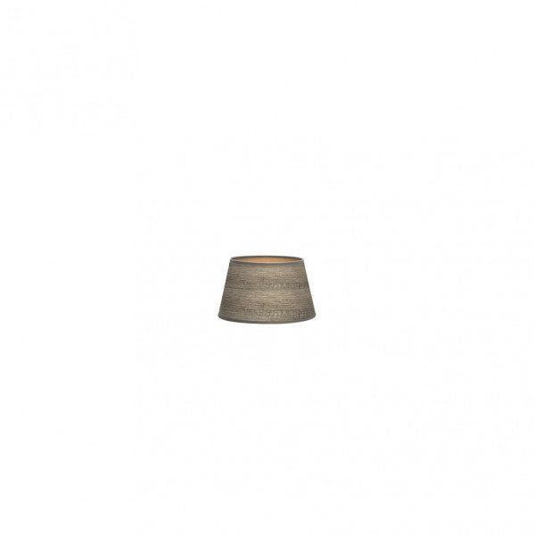 Pantalla Cónica con Pinza Salma 10 cm Madera Gris Fabrilamp - vista principal | Fabrilamp / Abrila