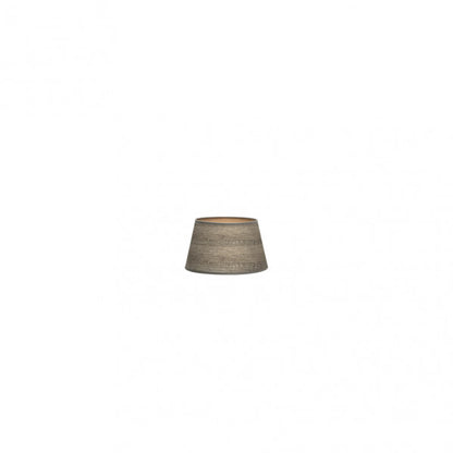 Pantalla Cónica con Pinza Salma 10 cm Madera Gris Fabrilamp - vista principal | Fabrilamp / Abrila