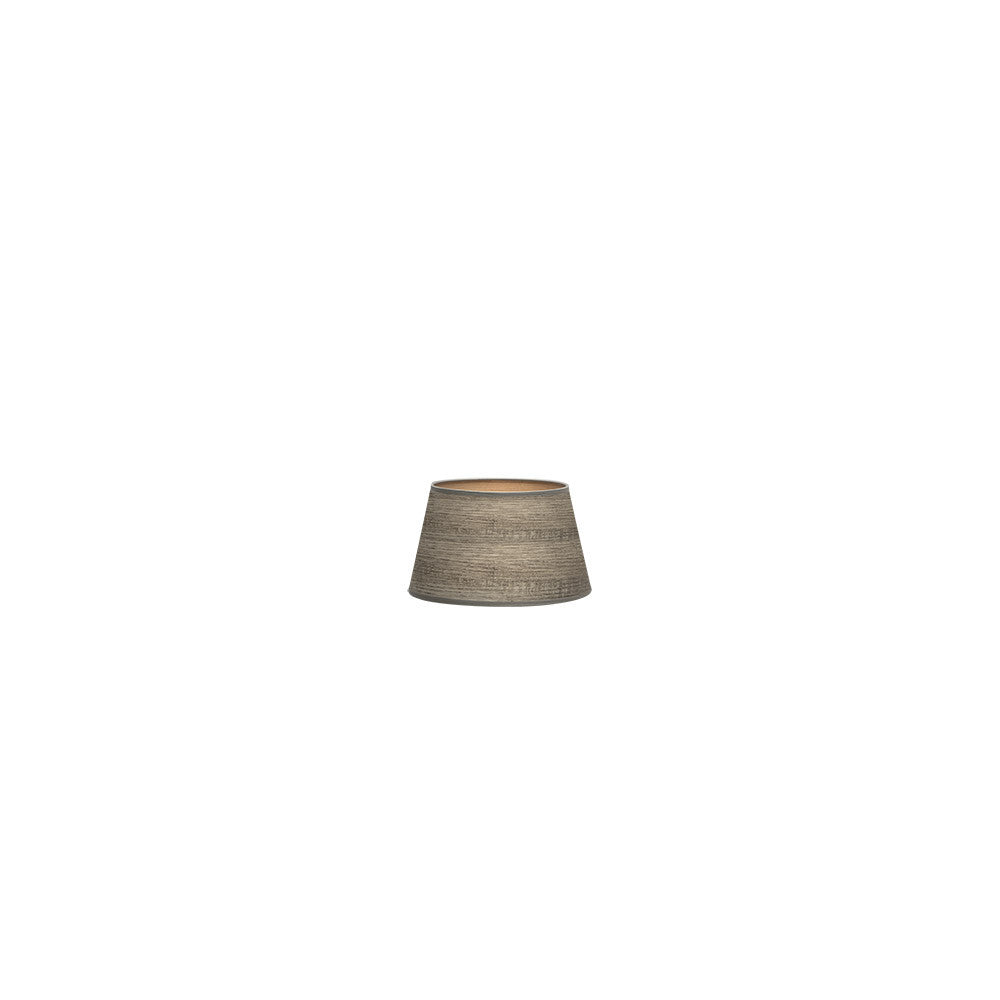 Pantalla Salma con Pinza Madera Gris Fabrilamp / Abrila 178311083