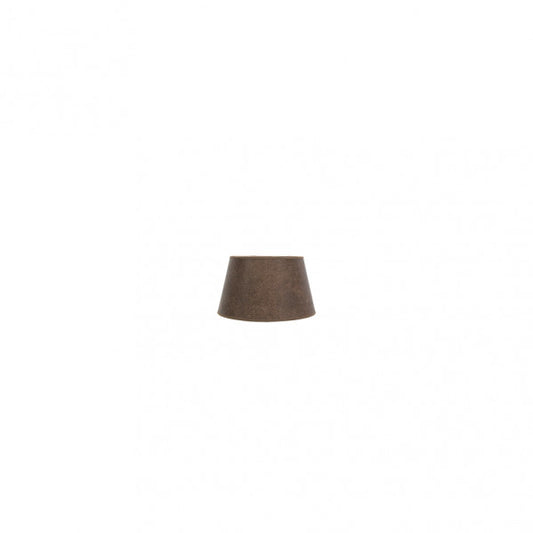 Pantalla de Lámpara con Pinza Salma 10 cm Cónica Óxido Fabrilamp - vista principal | Fabrilamp / Abrila