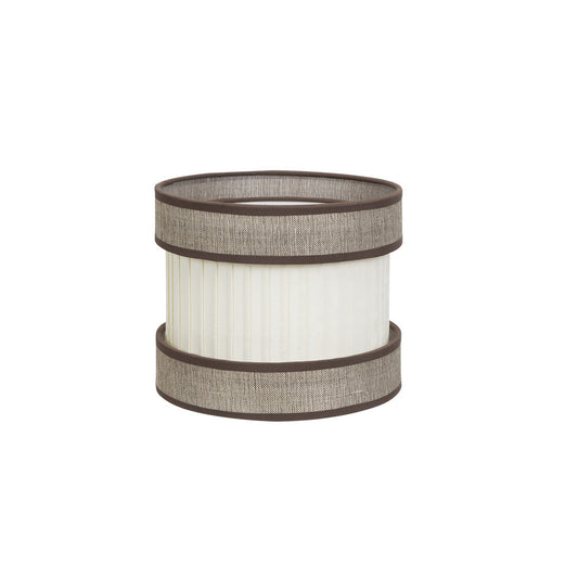 Pantalla Sobremesa Textil Marrón Beis Home Fabrilamp / Abrila 99.PA-175571002