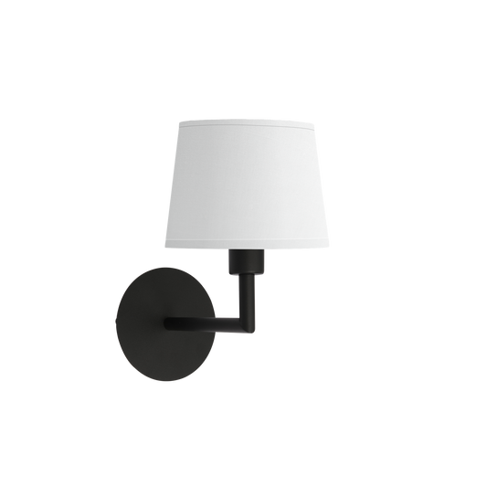 Aplique de Pared Paraiso 1 Luz E14 con Pantalla Textil 25 cm Fabrilamp - vista principal | Fabrilamp / Abrila · Ref. 252661009