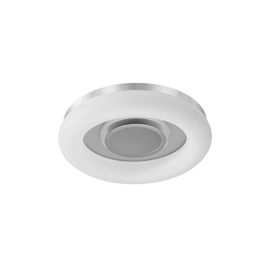 Plafón Moderno LED Paris Blanco / Plata – vista principal · Ref. 154783001