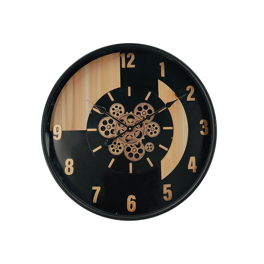 Relojes Parma Negro/Haya/Oro – vista principal · Ref. 215410009