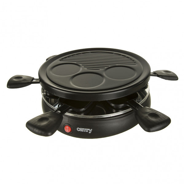 Parrilla Raclette 1200W: 6 Sartenes, Antiadherente, Fabrilamp