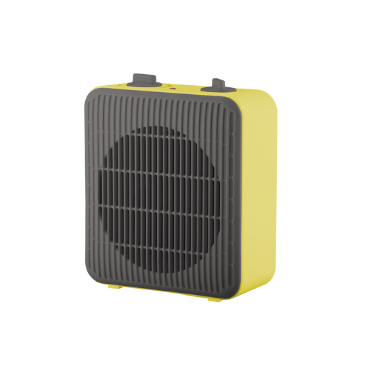 Termoventiladores Pegasus Gris / Amarillo – vista principal · Ref. 252022028