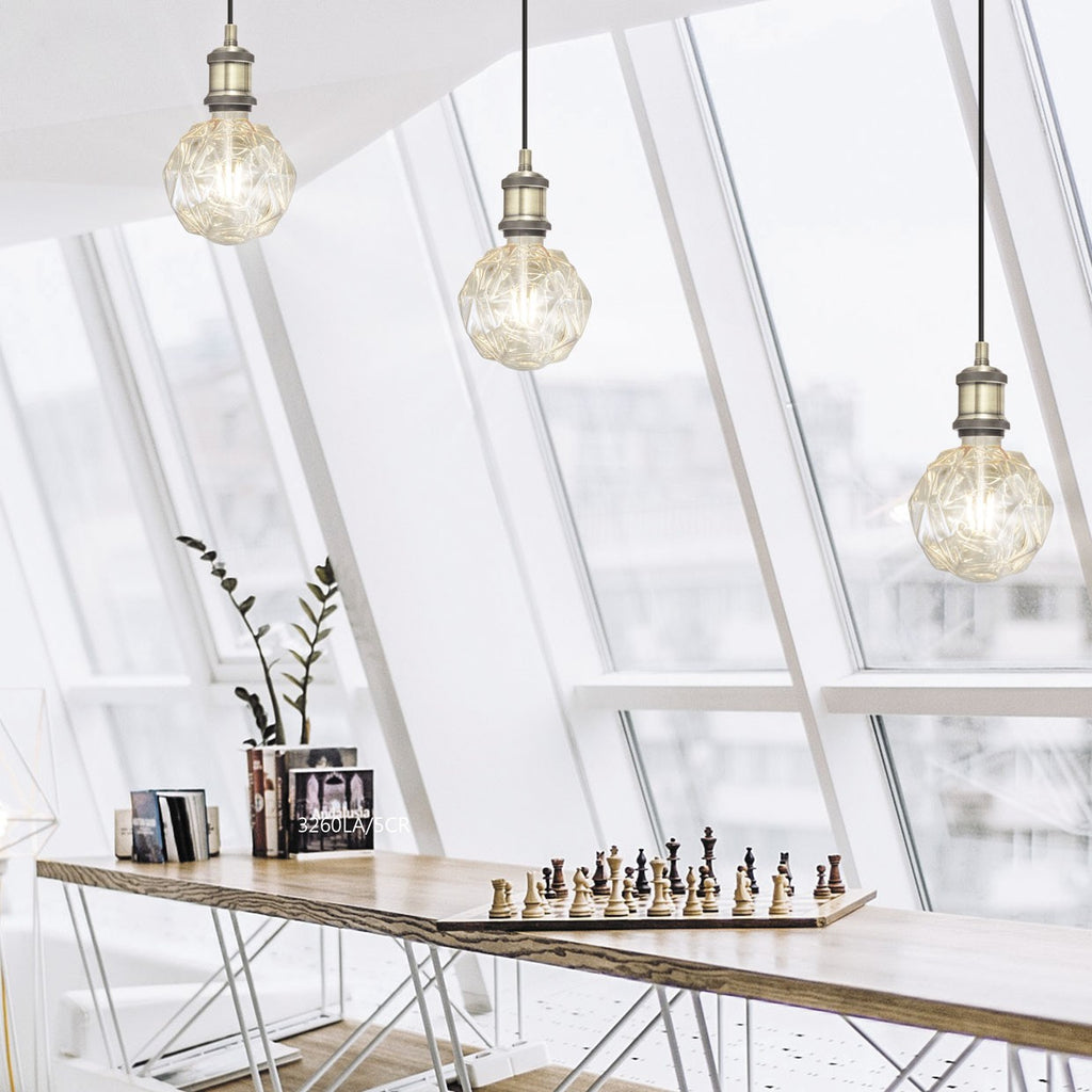 Medidas colgante Elkan 10743 de AJP/Alemar, cuero, diseño industrial. LuzGuru.
