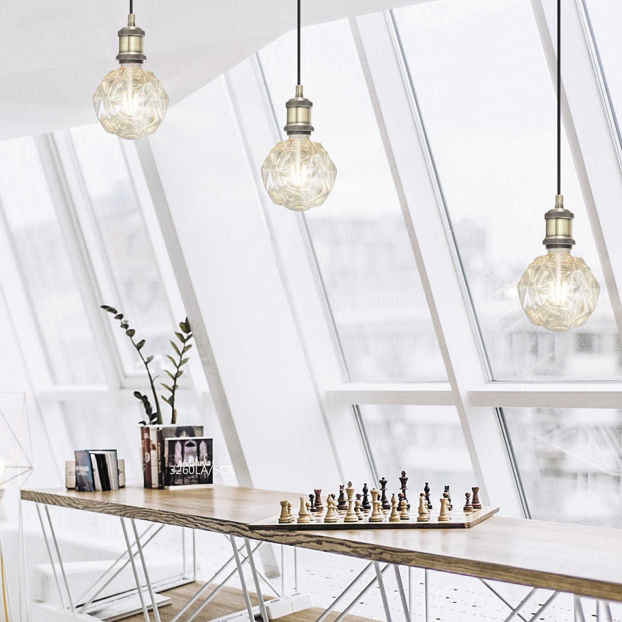 Medidas colgante Elkan 10743 de AJP/Alemar, cuero, diseño industrial. LuzGuru.
