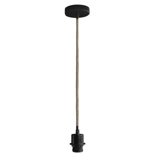 Pendel negro cuerda vintage CristalRecord 93-725-27-116