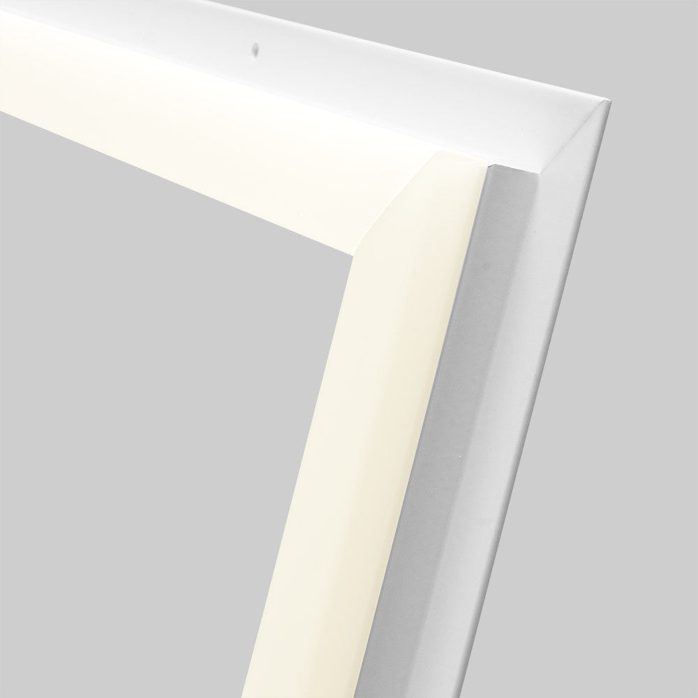 Panel LED Lorenzo fabricado en Aluminio color Blanco Natural