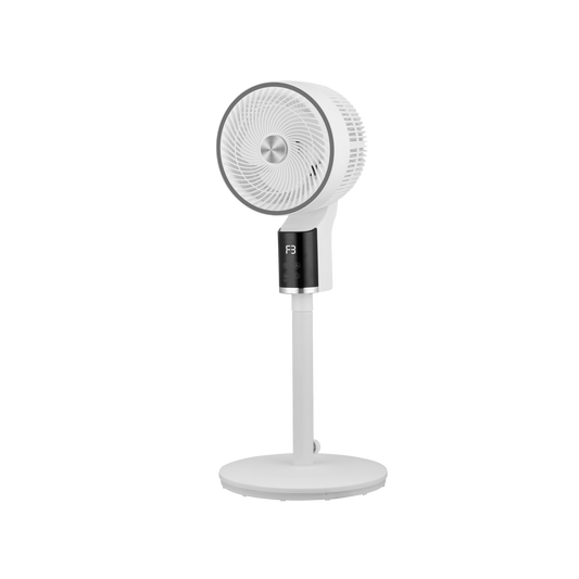 Ventilador de Pie Persa Blanco / Cromo – vista principal · Ref. 236841065