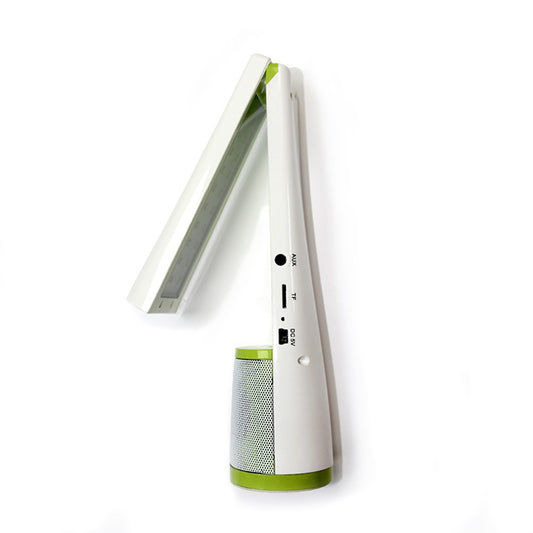 Flexo LED de Sobremesa Phenix 3W USB Blanco y Verde CristalRecord - vista principal | CristalRecord
