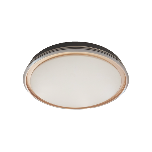 Plafón LED Picola 60 W 50 cm Negro y Oro con Mando Fabrilamp - vista principal | Fabrilamp / Abrila · Ref. 219485016