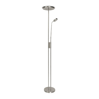 Lámpara de pie Antares Fabrilamp / Abrila con lector LED regulable 135742003