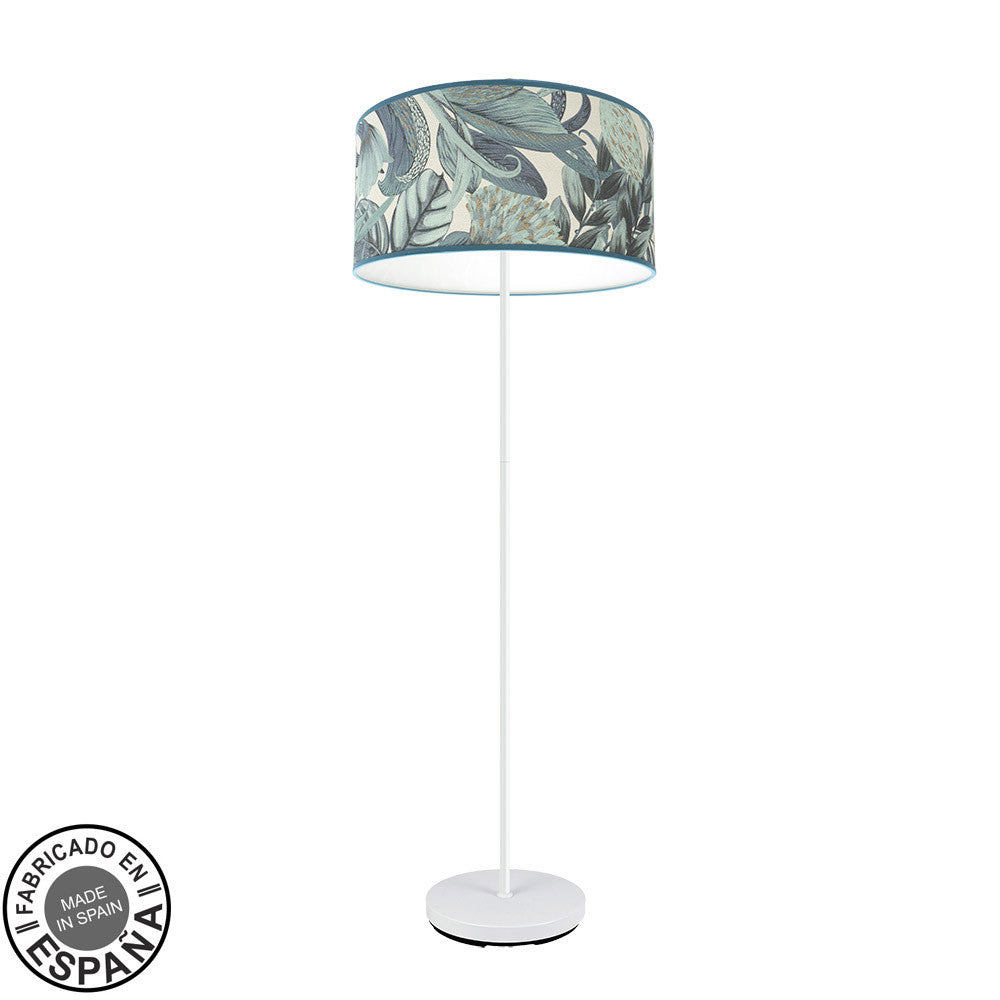 Lámpara de pie Argel Hoja Azul Fabrilamp / Abrila 227041008