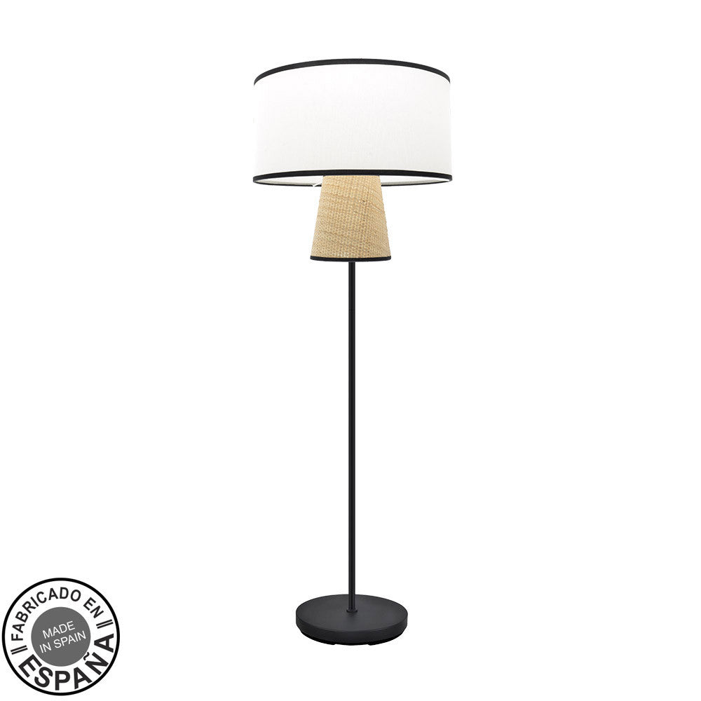 Lámpara de pie Camboya Fabrilamp / Abrila, estilo nature, referencia IA012026