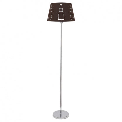Lámpara de pie Celaya marrón Fabrilamp / Abrila diseño calado ref 122141002