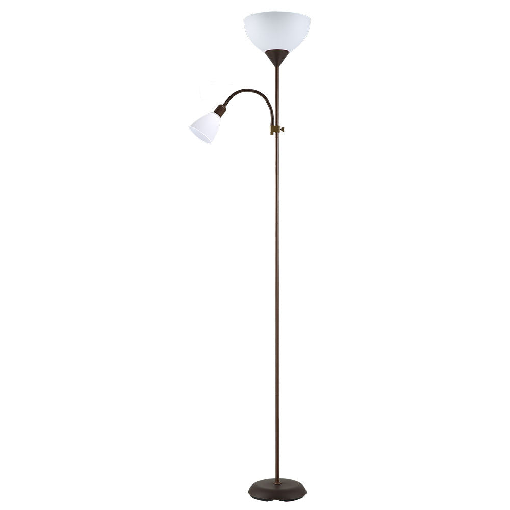 Lámpara de pie Rigel con lector Fabrilamp / Abrila 135542002 para salón y estudio