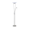 Lámpara de pie Wolf Fabrilamp / Abrila con lector orientable, ideal para salón y lectura. Ref: 135942003