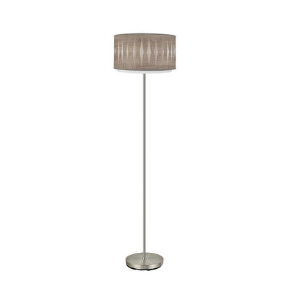 Lámpara de pie Alexandra Fabrilamp / Abrila moderna madera gris, Ref. 177841083