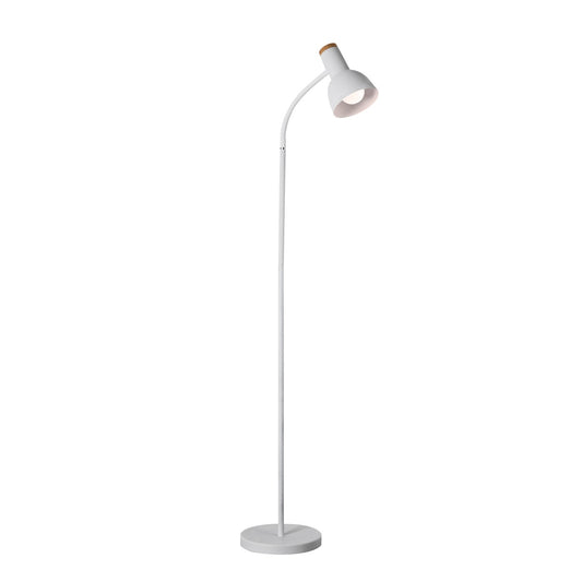 Lámpara de Pie de Salón Ander 157 cm Blanco y Madera Alemar - vista principal | AJP / Alemar
