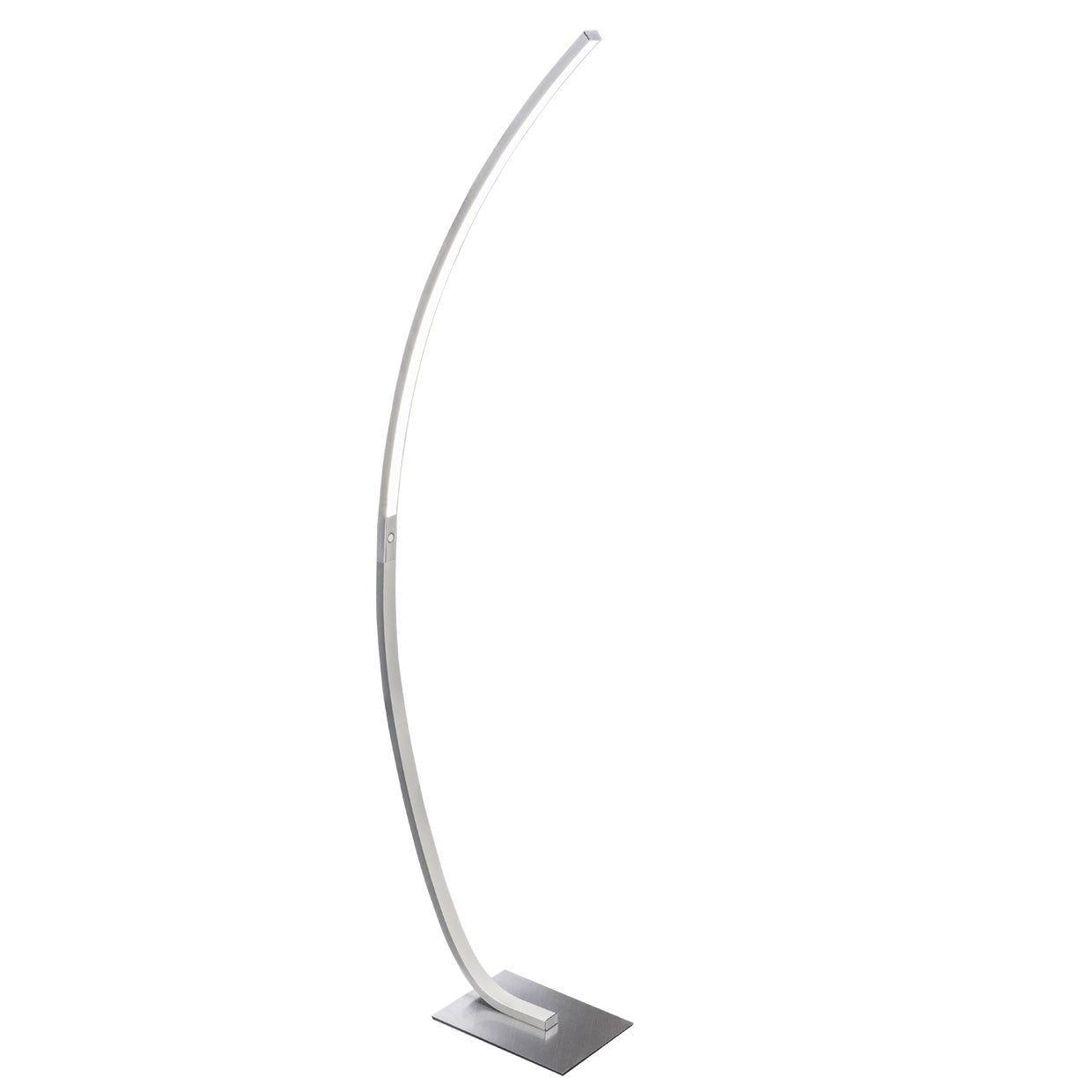 Pie de salón LED Apolo de AJP / Alemar - Nickel satinado - luzguru.com