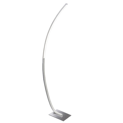 Pie de salón LED Apolo de AJP / Alemar - Nickel satinado - luzguru.com