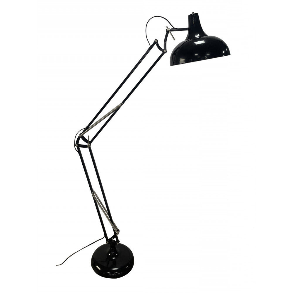 Malik Pie de Salón Articulable Negro Fabrilamp / Abrila 161441009
