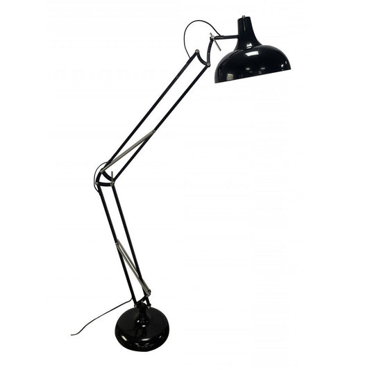 Malik Pie de Salón Articulable Negro Fabrilamp / Abrila 161441009