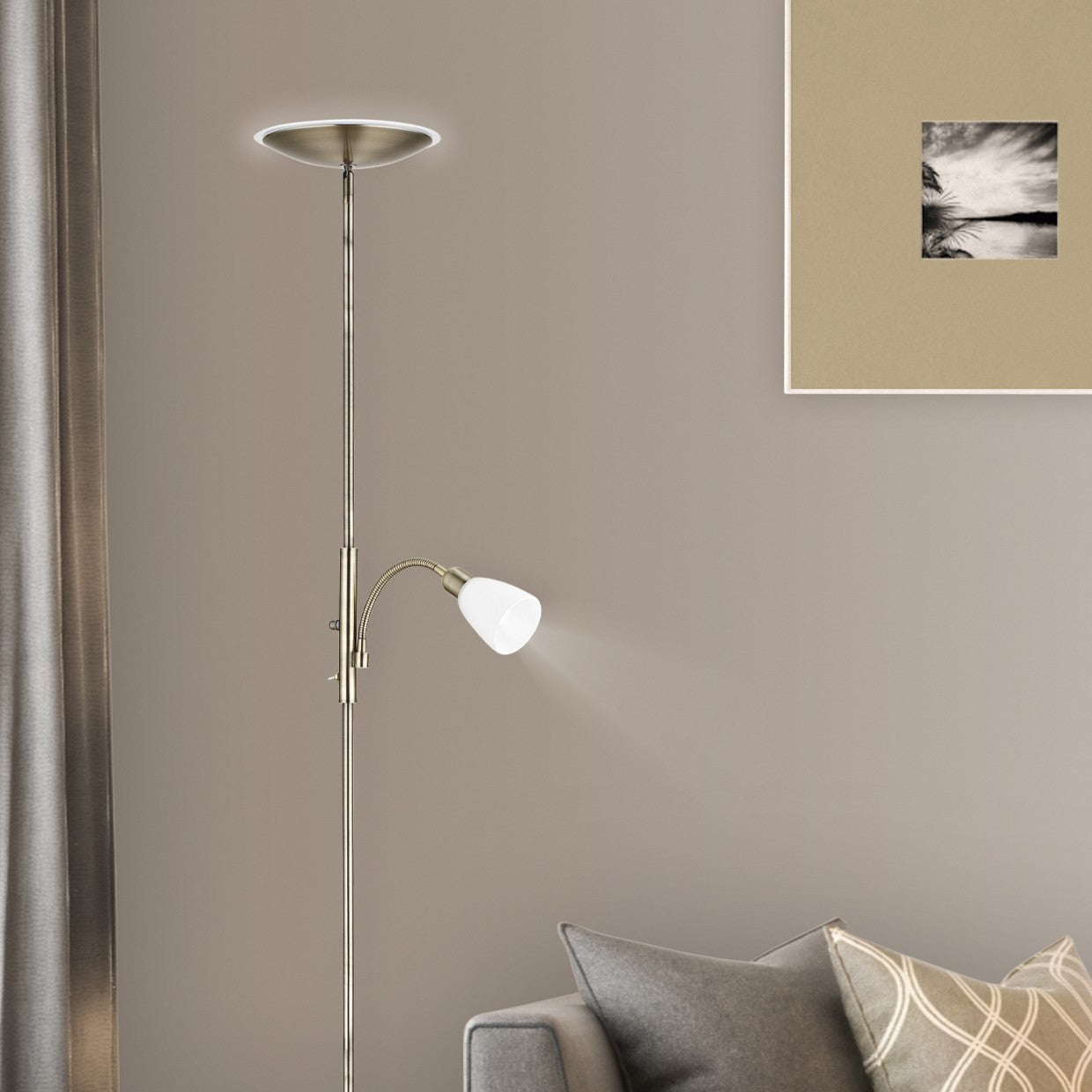 Medidas Pie Salón ATOS LED AJP/Alemar Ref. 11611 - luzguru.com
