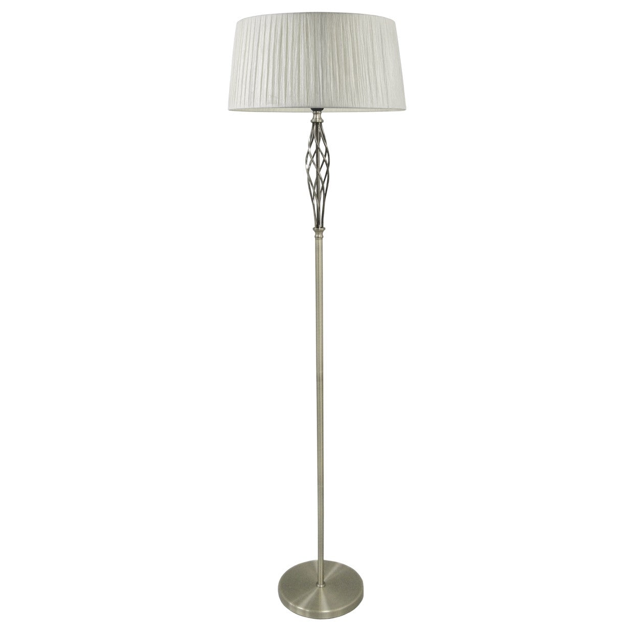 Pie de salón AJP / Alemar BOND cuero beige - modelo 11404 - luzguru.com