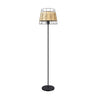 Lámpara de pie Burano Fabrilamp / Abrila forja y ratán, referencia 190641009