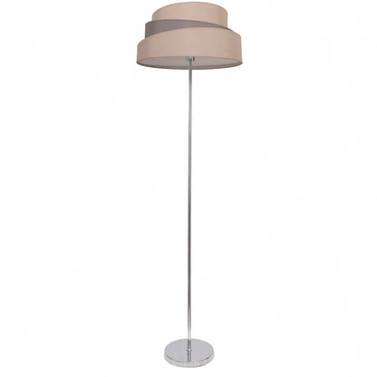 Pie de salón Colonia Gris/Topo de Fabrilamp, diseño moderno y elegante para tu sala. luzguru.com