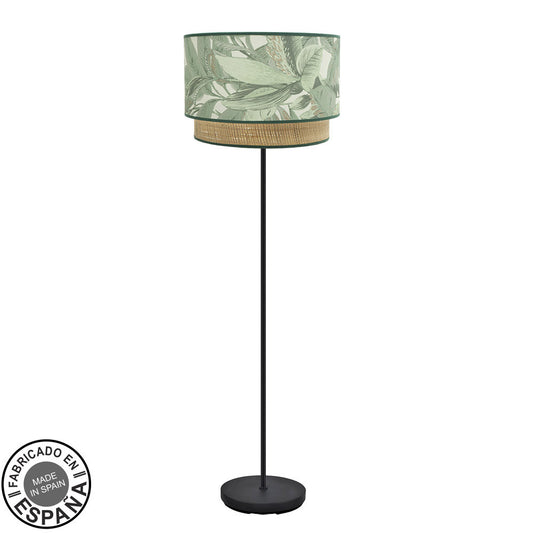 Lámpara de pie Congo hoja verde Fabrilamp / Abrila ref. 224941009