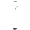 Pie de salón AJP / Alemar Elton Negro LED 25W+5W - luzguru.com