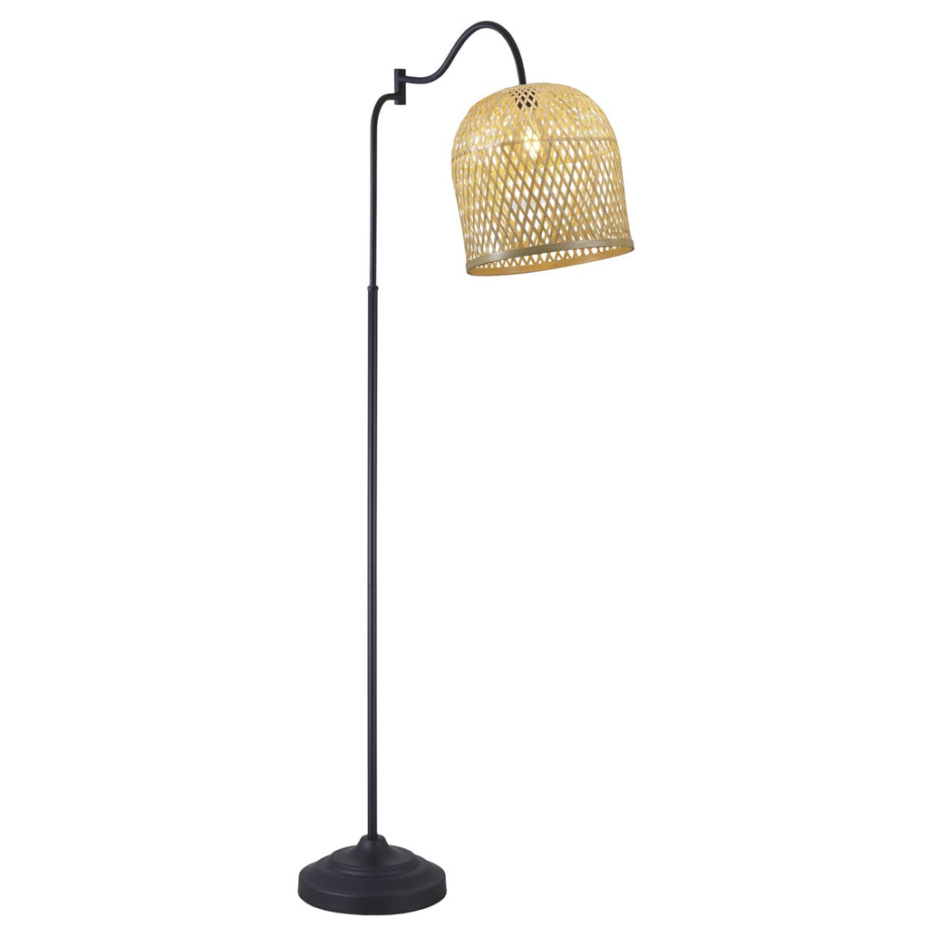 Pie de salón Florian Mimbre Natural - AJP / Alemar - 11089 - luzguru.com