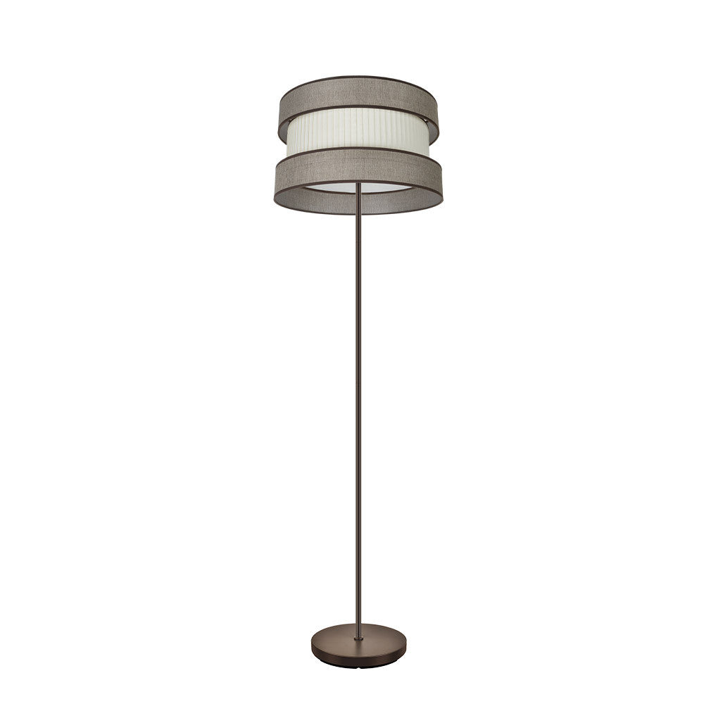 Pie de Salón Moderno Home Marrón y Beige Fabrilamp / Abrila Ref. 175541002