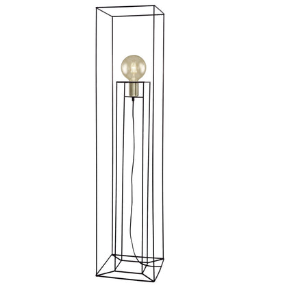 Pie de salón Kendi Negro-Brass AJP / Alemar - 10932 - luzguru.com