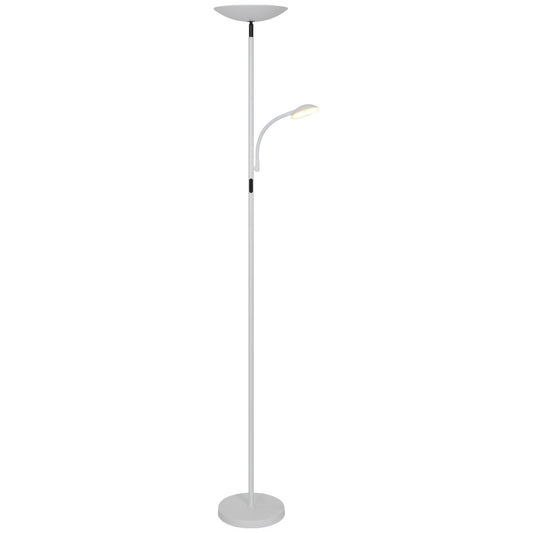Pie de Salón LED Kos 18W+5W con Lector AJP - Blanco | AJP / Alemar · Ref. 12252
