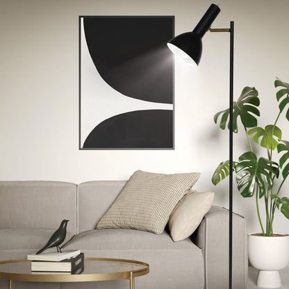 Medidas Pie de Salón Lumiere Negro AJP/Alemar Ref. 11165 - luzguru.com
