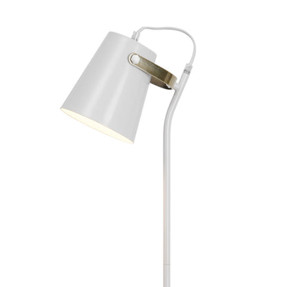 Pie de salón Lupen Blanco AJP/Alemar (Ref. 10937): Descubre sus elegantes dimensiones y dale a tu salón un toque moderno.  LuzGuru.
