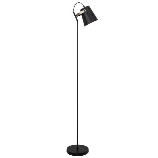 Pie de salón Lupen Negro-Brass 10939 de AJP / Alemar - luzguru.com