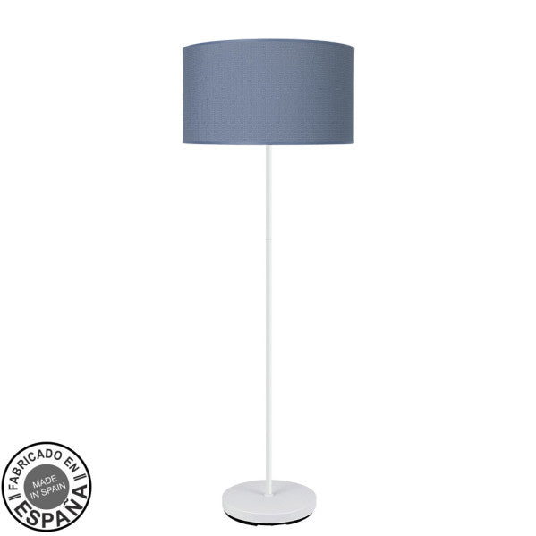 Pie de salón Moda Blanco/Azul de Fabrilamp, diseño moderno y elegante para tu hogar. Compra en luzguru.com