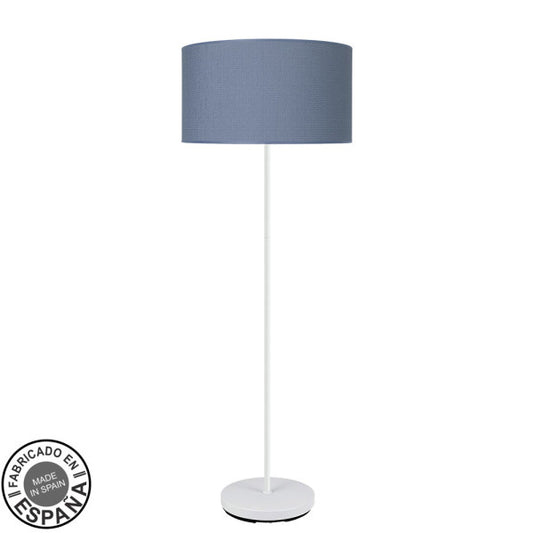 Pie de Salón Moda 163 cm Pantalla Azul y Blanco Fabrilamp - vista principal | Fabrilamp / Abrila