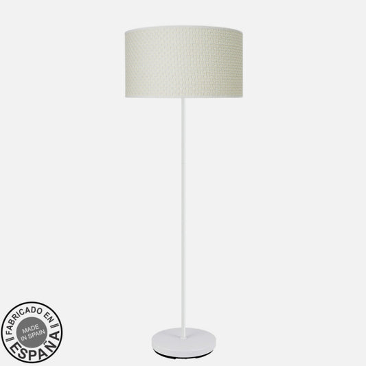 Pie de Salón Moda 163 cm Pantalla Cañizo Blanco Fabrilamp - imagen 2 | Fabrilamp / Abrila