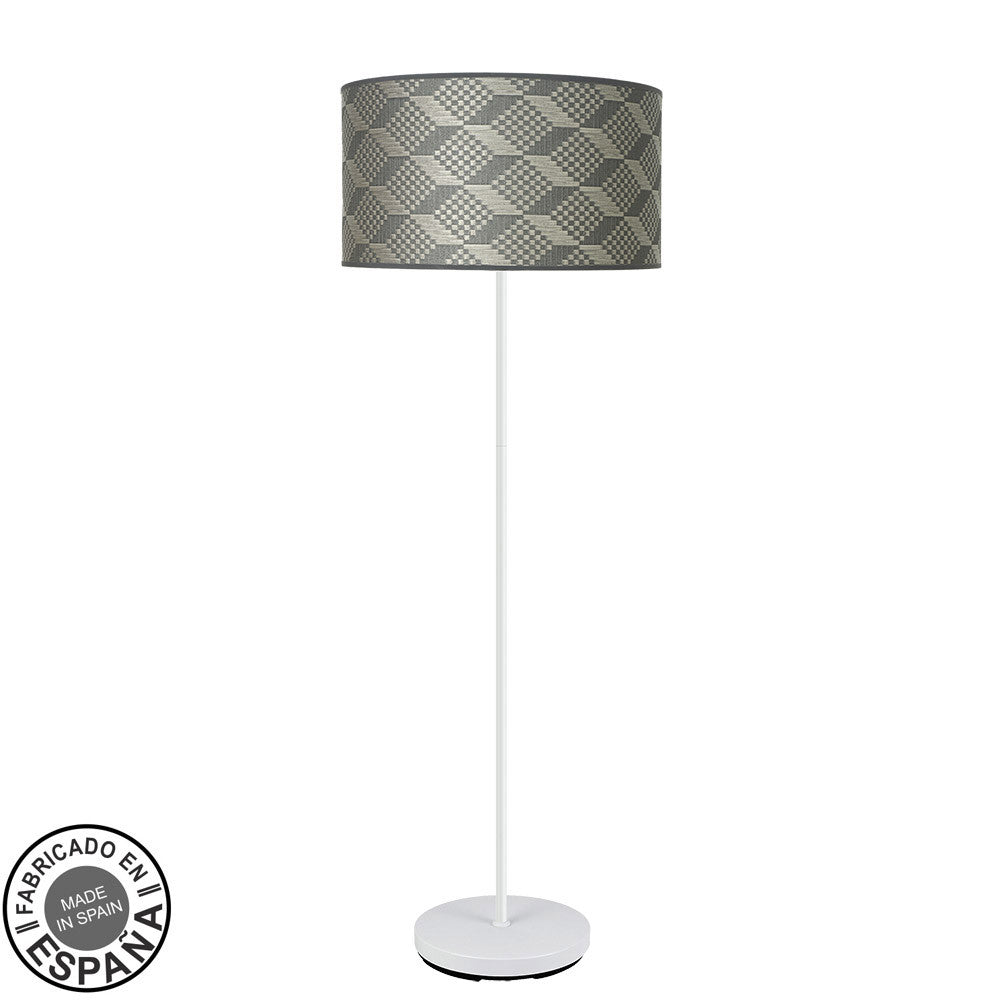 Lámpara de pie MODA Fabrilamp / Abrila 212441111 para salón con luz difusa