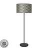 Lámpara de pie MODA Fabrilamp / Abrila diseño textil gris, referencia 212441119