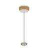 Lámpara de pie Myriam Fabrilamp / Abrila madera clara, diseño moderno y natural