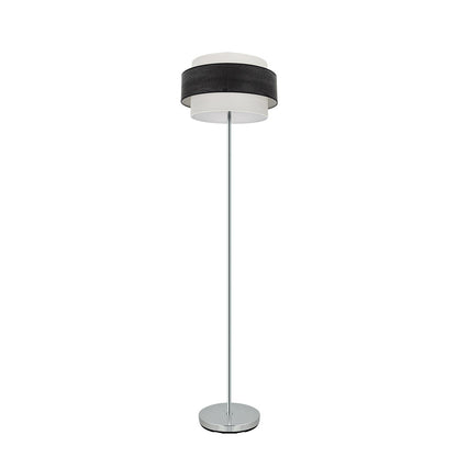 Lámpara de pie Myriam Fabrilamp / Abrila madera negra, diseño moderno y elegante 177641009