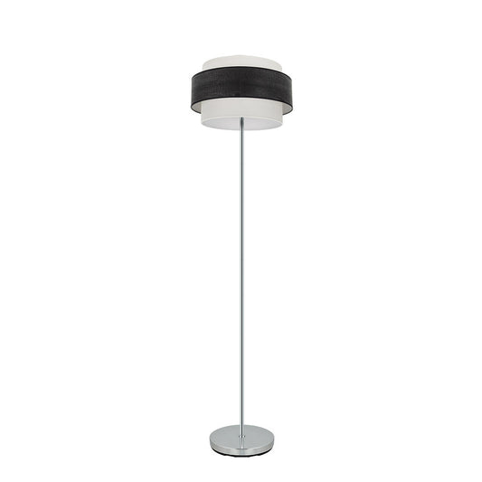 Lámpara de pie Myriam Fabrilamp / Abrila madera negra, diseño moderno y elegante 177641009